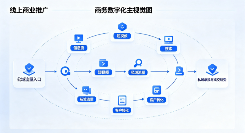 崇州市线上商业推广怎么做？全域流量闭环搭建与低成本转化实战指南