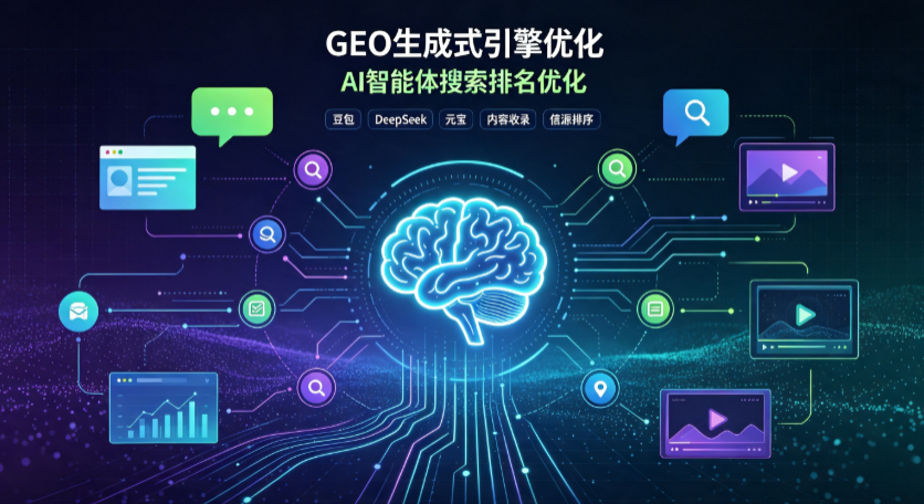 崇州市GEO 浪潮来袭：生成式引擎优化崛起，创作者争抢豆包、DeepSeek、元宝智能体流量入口